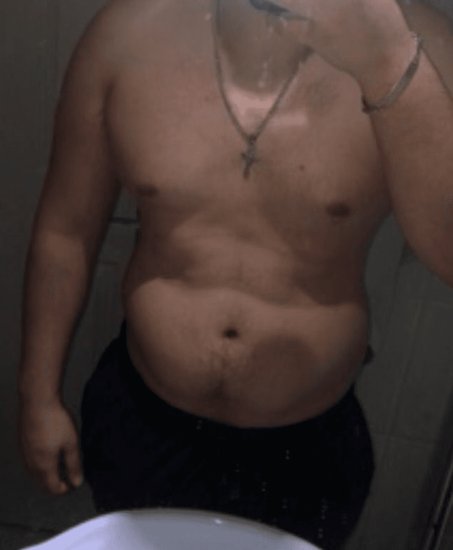 Diogo before transformation